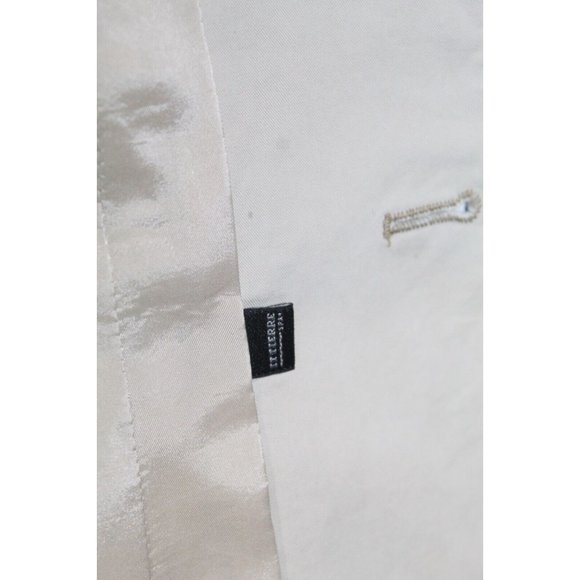 Dolce & Gabbana Womens Cotton Two Button Long Sleeve Blazer Jacket Tan Size 42 - Picture 12 of 12